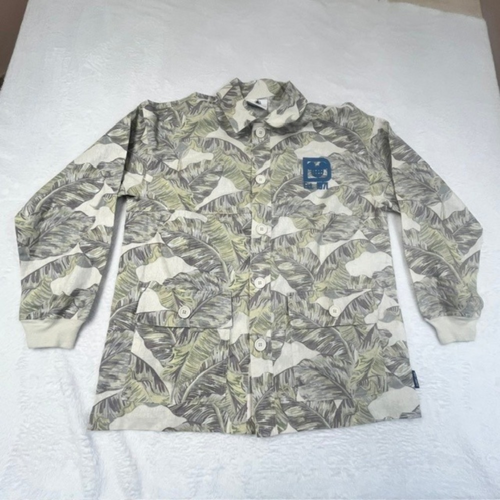 Disney Spirit Jersey Walt Disney World Banana Leaf Button Down Shirt Small S